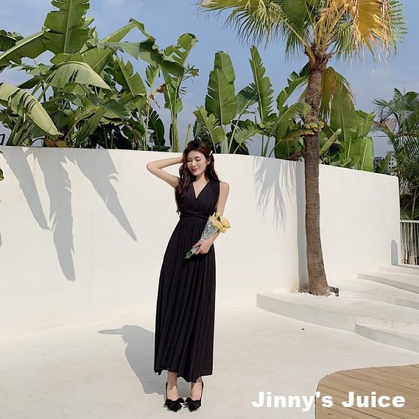 獨家現貨❤️交叉露背女神洋裝 洋裝 牛奶絲洋裝 渡假洋裝 露背洋裝 女神洋裝 長洋裝 海邊渡假 伴娘洋裝 長裙 長裙洋裝-細節圖6