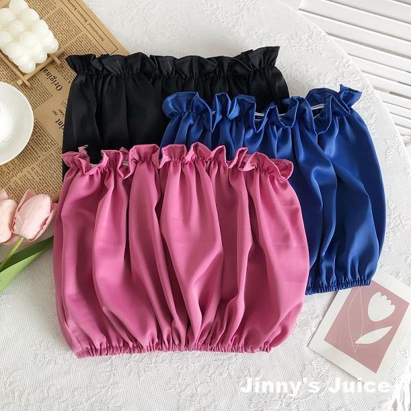 現貨 絲滑感甜美木耳邊平口背心 木耳邊背心 木耳邊上衣 平口上衣 平口背心 百搭背心 性感背心 小可愛 平口小可愛-細節圖2