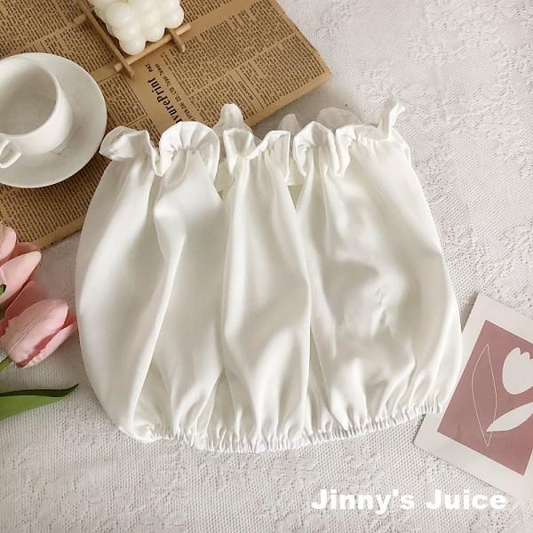 現貨 絲滑感甜美木耳邊平口背心 木耳邊背心 木耳邊上衣 平口上衣 平口背心 百搭背心 性感背心 小可愛 平口小可愛-細節圖3