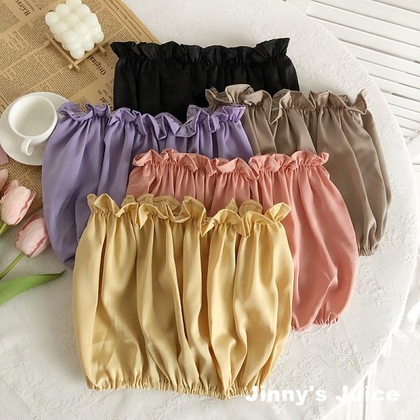 現貨 絲滑感甜美木耳邊平口背心 木耳邊背心 木耳邊上衣 平口上衣 平口背心 百搭背心 性感背心 小可愛 平口小可愛-細節圖4