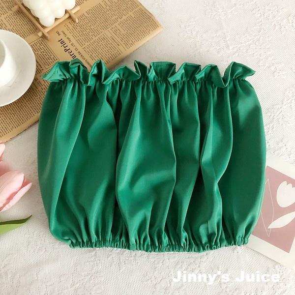 現貨 絲滑感甜美木耳邊平口背心 木耳邊背心 木耳邊上衣 平口上衣 平口背心 百搭背心 性感背心 小可愛 平口小可愛-細節圖6