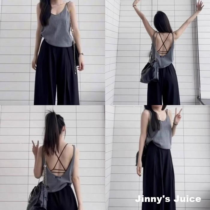 現貨 大露背寬鬆背心 細針織背心 露背背心 寬鬆背心 性感背心 針織背心 大露背背心 美背背心 露背針織背心 外搭背心-細節圖3