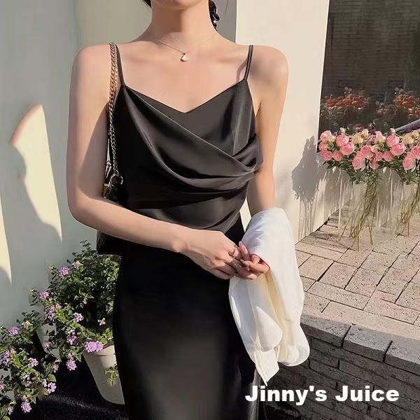 現貨❤️法式緞面洋裝 氣質洋裝 派對洋裝 落領洋裝 開衩洋裝 法式洋裝 登記結婚洋裝 緞面洋裝 正式洋裝 輕婚紗 小禮服-細節圖2