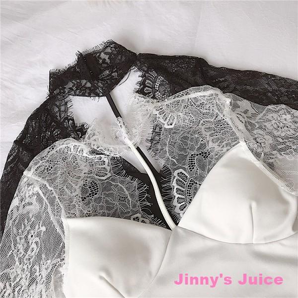 現貨 實拍❤️性感蕾絲Y字短版上衣 繞頸掛脖蕾絲上衣 短版上衣 性感上衣 蕾絲上衣 掛脖上衣 Y字上衣 蕾絲上衣-細節圖2