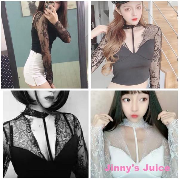 現貨 實拍❤️性感蕾絲Y字短版上衣 繞頸掛脖蕾絲上衣 短版上衣 性感上衣 蕾絲上衣 掛脖上衣 Y字上衣 蕾絲上衣-細節圖9