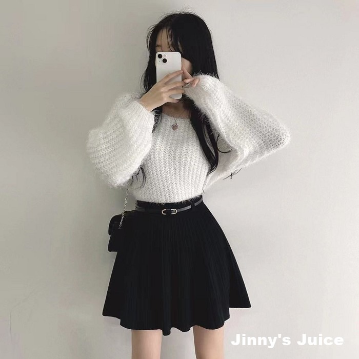 現貨 附腰帶質感百褶裙 百褶短裙 小短裙 秋冬短裙 百褶裙 百折裙 短裙 百搭短裙 高腰短裙 學生短裙 針織短裙-細節圖8