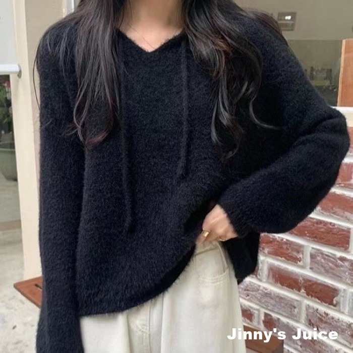 現貨 超柔軟毛毛連帽上衣 仿貂毛上衣 連帽上衣 連帽t 帽t 毛毛上衣 秋冬上衣 長袖上衣 毛衣 毛線衣 秋冬上衣-細節圖5
