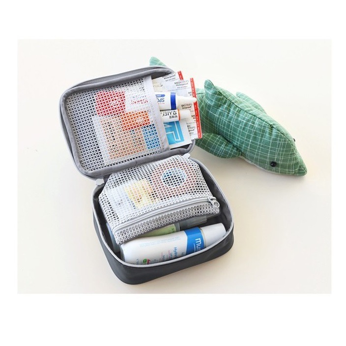 【台灣現貨】旅行便攜醫藥包 收納包 急救包 藥袋包 便攜收納包 便攜收納袋-細節圖3