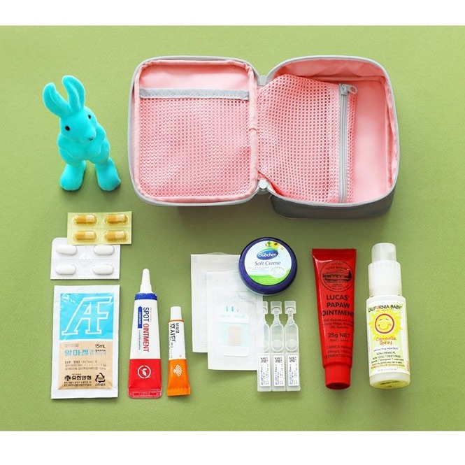 【台灣現貨】旅行便攜醫藥包 收納包 急救包 藥袋包 便攜收納包 便攜收納袋-細節圖5