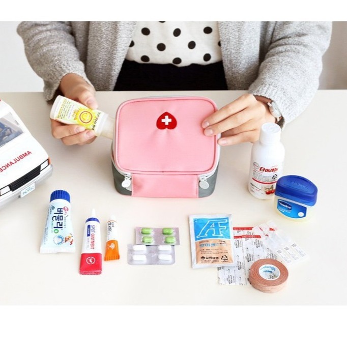 【台灣現貨】旅行便攜醫藥包 收納包 急救包 藥袋包 便攜收納包 便攜收納袋-細節圖6