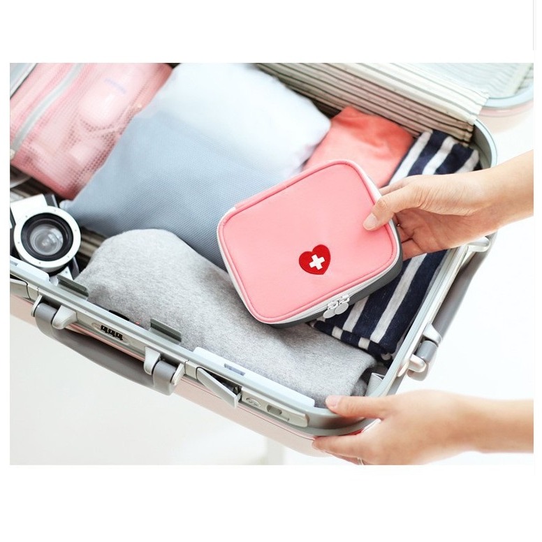 【台灣現貨】旅行便攜醫藥包 收納包 急救包 藥袋包 便攜收納包 便攜收納袋-細節圖9