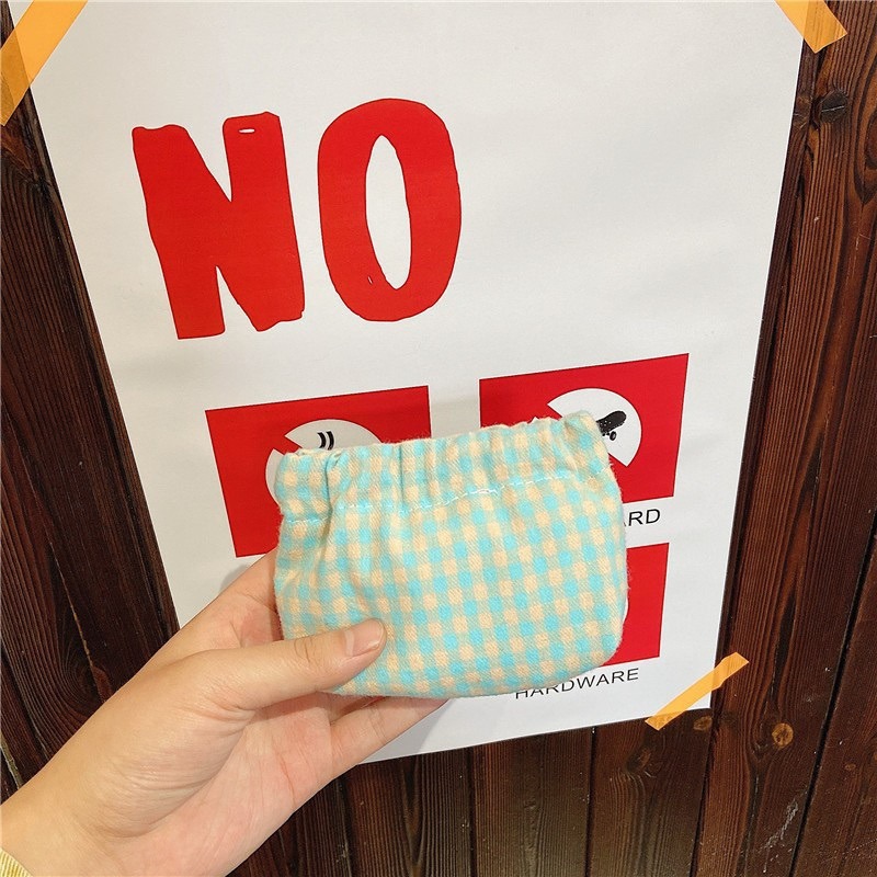 【台灣現貨TW】新款彈片口金包小清新口紅包零錢耳機棉布收納袋化妝包 錢包 收納包 收納零錢包-細節圖5