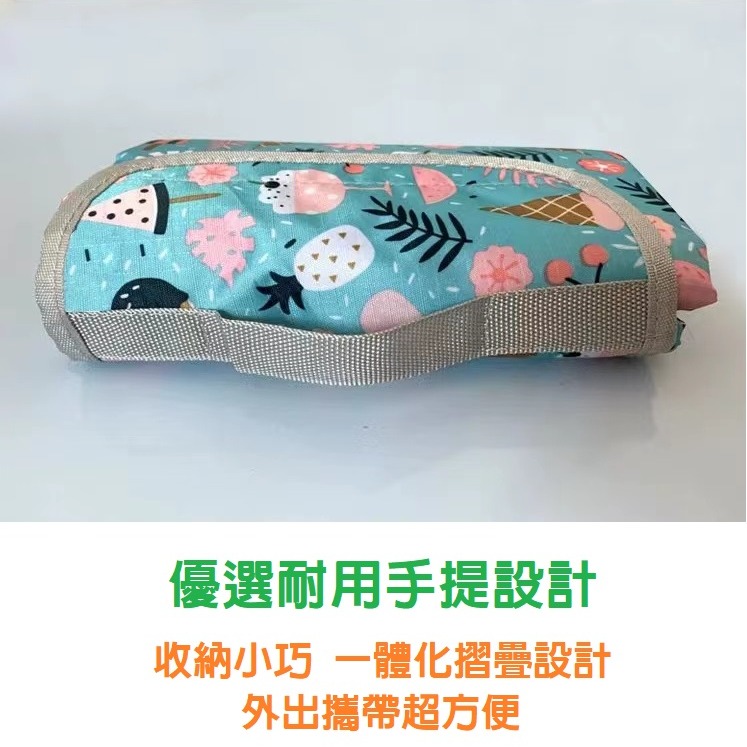 【台灣現貨】摺疊式防水野餐防潮墊 ins風加大野餐墊 防水墊 沙灘墊 遊戲墊 防水野餐墊 爬行墊 瑜珈墊 無印風野餐墊-細節圖4