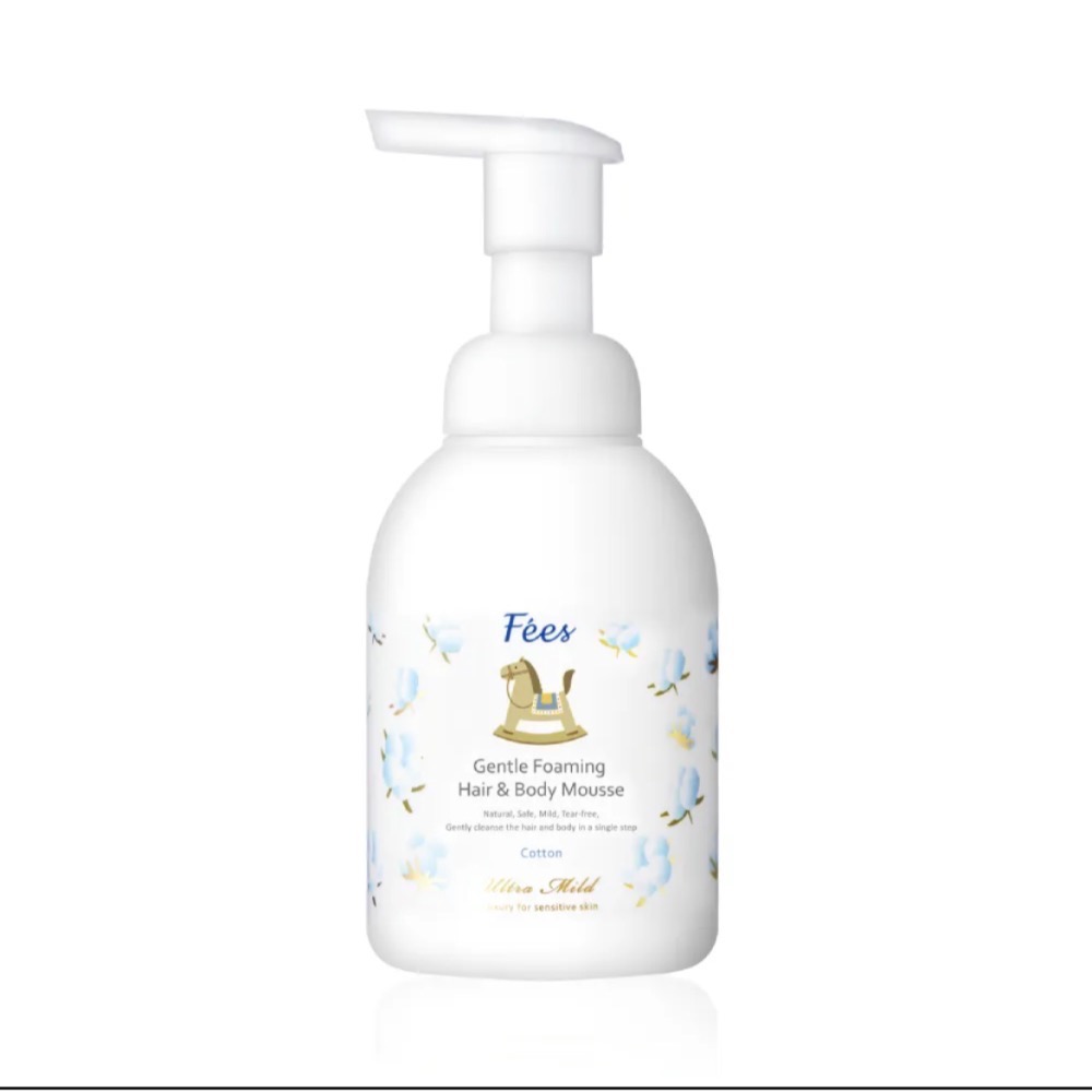 Feesbaby 週年慶團購 嬰兒洗髮沐浴泡泡400ml-規格圖2