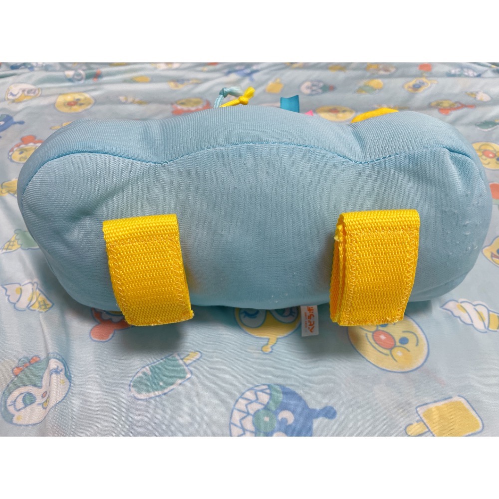 日本 麵包超人 腦部發育-布製手指訓練遊戲盤 附原盒 可固定嬰兒車或搖椅上-細節圖2