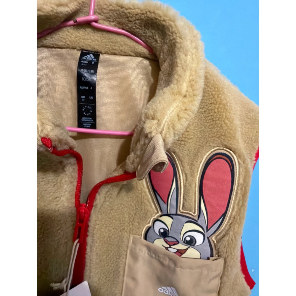 全新 Adidas 愛迪達DISNEY 動物方城市 背心 尺寸110-細節圖3