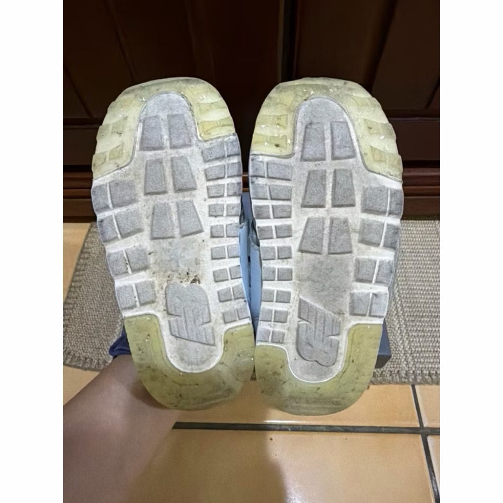 New Balance NB NW574GQ 魔鬼粘運動鞋 輕霧藍 15公分-細節圖6