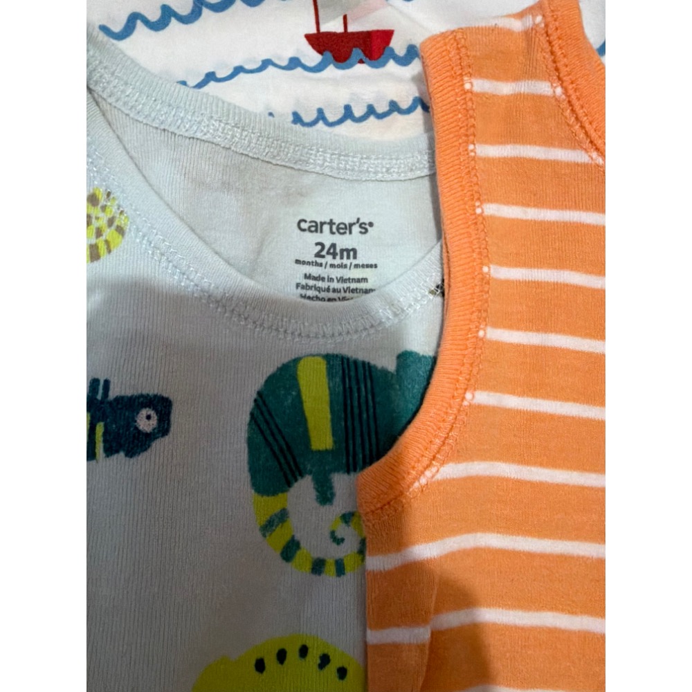 Carter’s 24m 五件無袖包屁衣-細節圖2