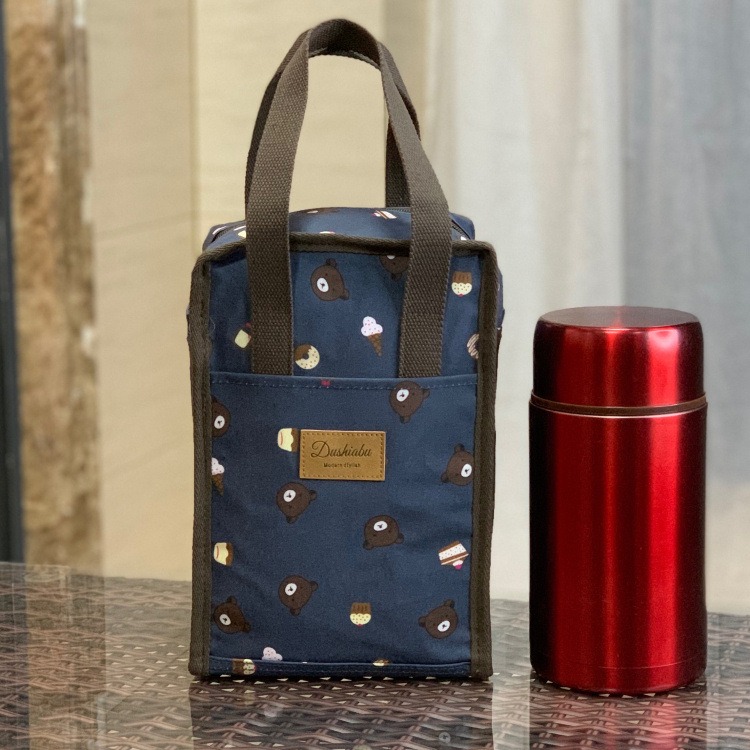 No.910/1 小號防水鋁膜手提包便當袋餐袋可愛卡通印花全包覆式小包包方型319209-規格圖9