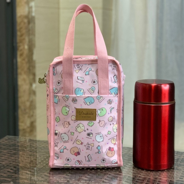 No.910/1 小號防水鋁膜手提包便當袋餐袋可愛卡通印花全包覆式小包包方型319209-規格圖9