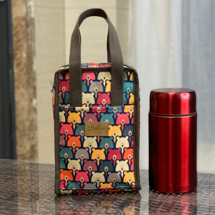 No.910/1 小號防水鋁膜手提包便當袋餐袋可愛卡通印花全包覆式小包包方型319209-規格圖9