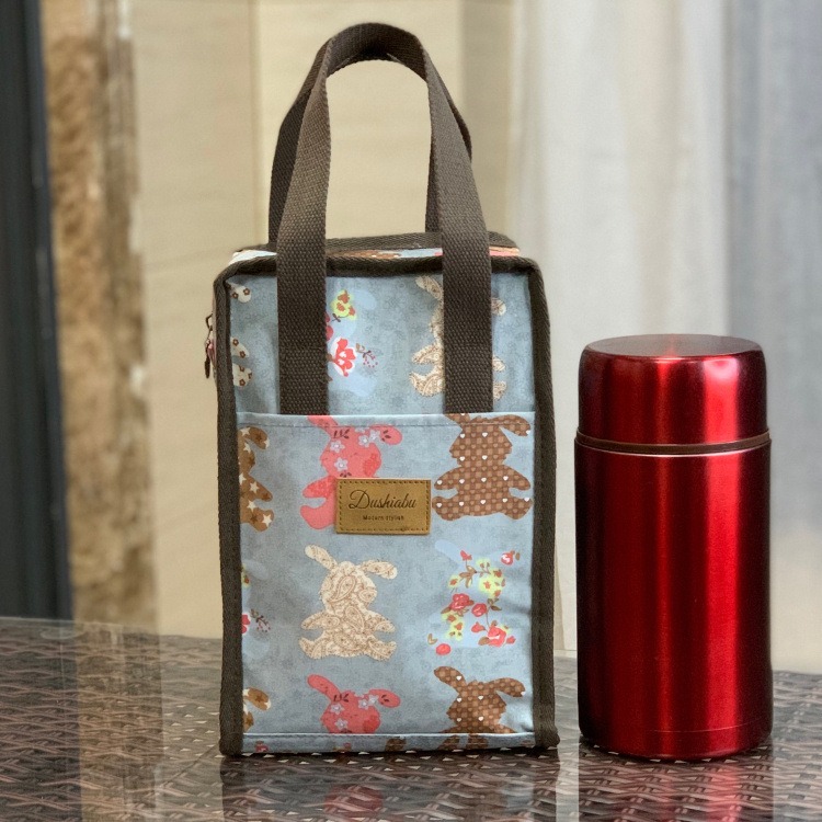 No.910/1 小號防水鋁膜手提包便當袋餐袋可愛卡通印花全包覆式小包包方型319209-規格圖9