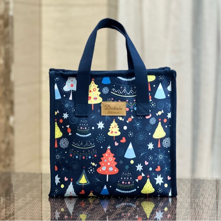 No.810 方型防水提袋小方包卡通印花便當袋餐袋購物袋手提袋小包包289199-規格圖9