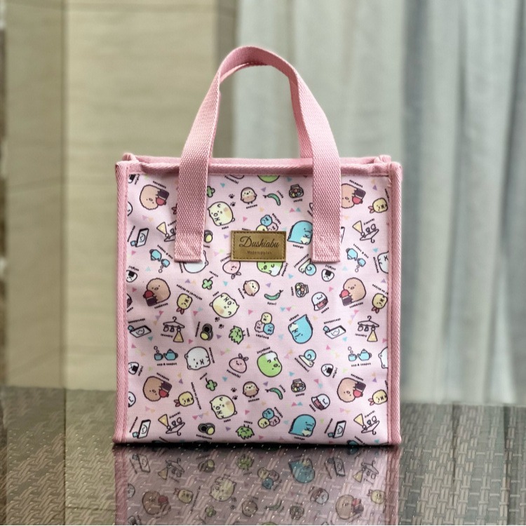 No.810 方型防水提袋小方包卡通印花便當袋餐袋購物袋手提袋小包包289199-規格圖9