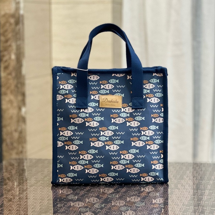 No.810 方型防水提袋小方包卡通印花便當袋餐袋購物袋手提袋小包包289199-規格圖9