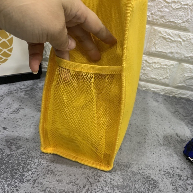 No.607 大號帆布多層學生補習包課輔袋A4文件包多層口袋休閒媽媽包飯包便當袋雜誌購物袋帆布手提袋仙人掌幸運草-細節圖5