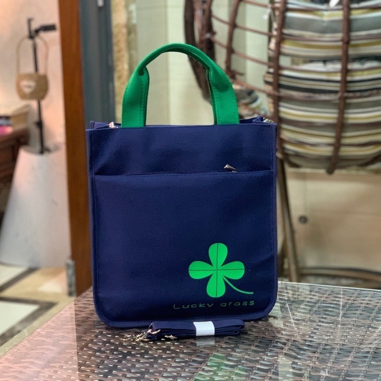 No.399 三用手提肩背斜背帆布包A4小提袋素色簡約學生書包補習袋才藝袋撞色-規格圖9