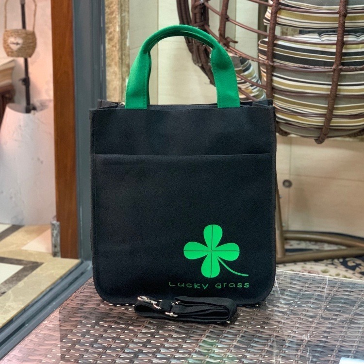 No.399 三用手提肩背斜背帆布包A4小提袋素色簡約學生書包補習袋才藝袋撞色-規格圖9