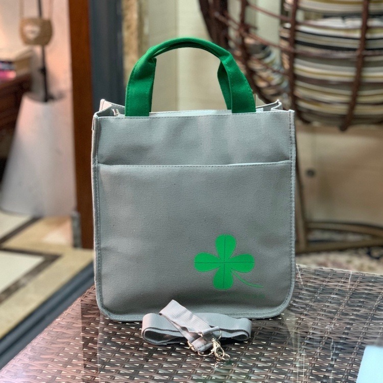 No.399 三用手提肩背斜背帆布包A4小提袋素色簡約學生書包補習袋才藝袋撞色-規格圖9