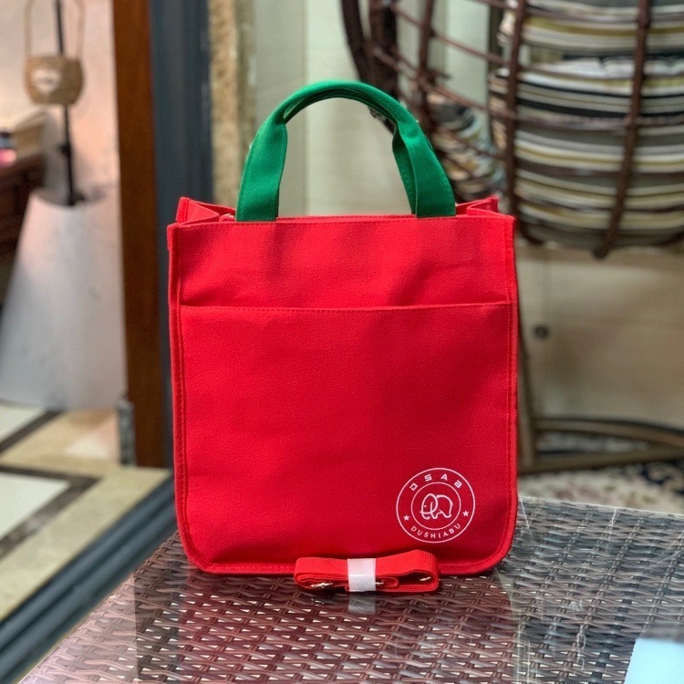 No.399 三用手提肩背斜背帆布包A4小提袋素色簡約學生書包補習袋才藝袋撞色-規格圖9