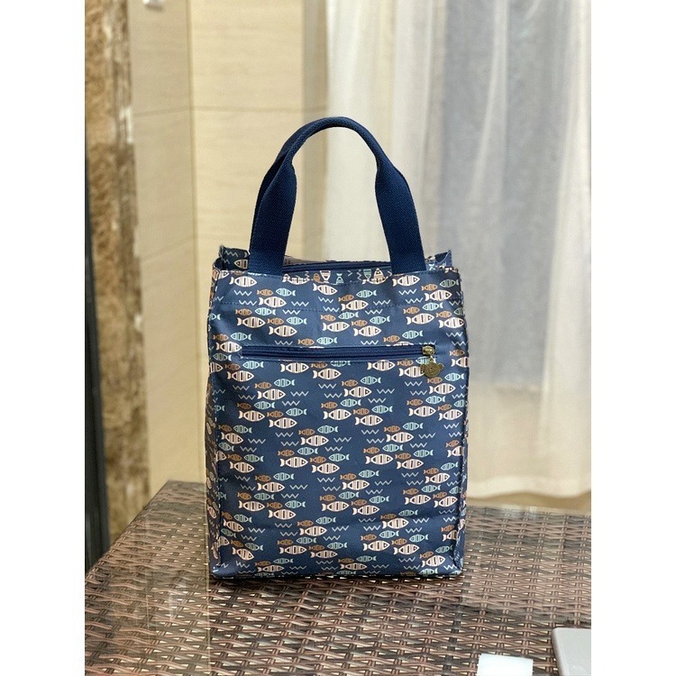 No.655/2 中號拉錬式防水印花布提袋方型購物袋手提補習袋書袋餐袋小包包329259-細節圖7