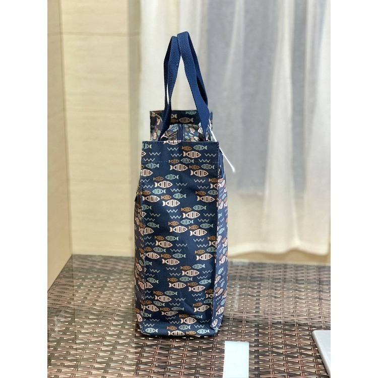 No.655/2 中號拉錬式防水印花布提袋方型購物袋手提補習袋書袋餐袋小包包329259-細節圖8