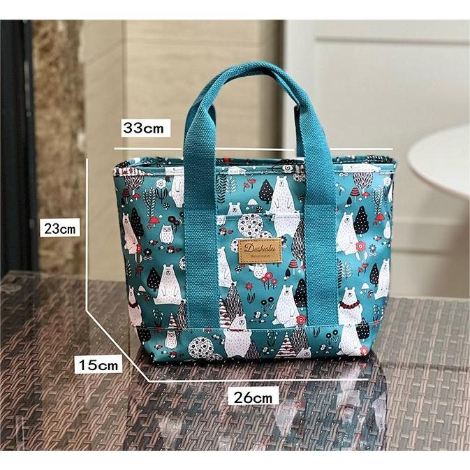 No.707 防水手提袋卡通印花購物袋便當袋午餐袋媽媽包小包包補習書袋429279-細節圖3