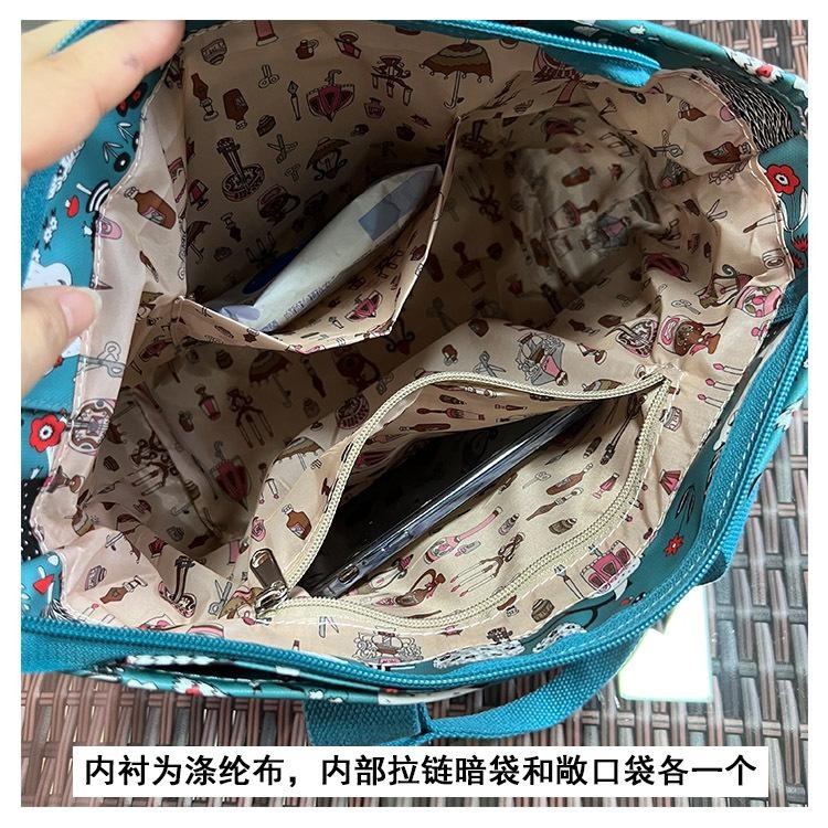 No.707 防水手提袋卡通印花購物袋便當袋午餐袋媽媽包小包包補習書袋429279-細節圖5
