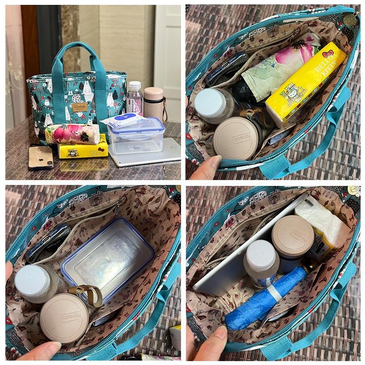 No.707 防水手提袋卡通印花購物袋便當袋午餐袋媽媽包小包包補習書袋429279-細節圖6