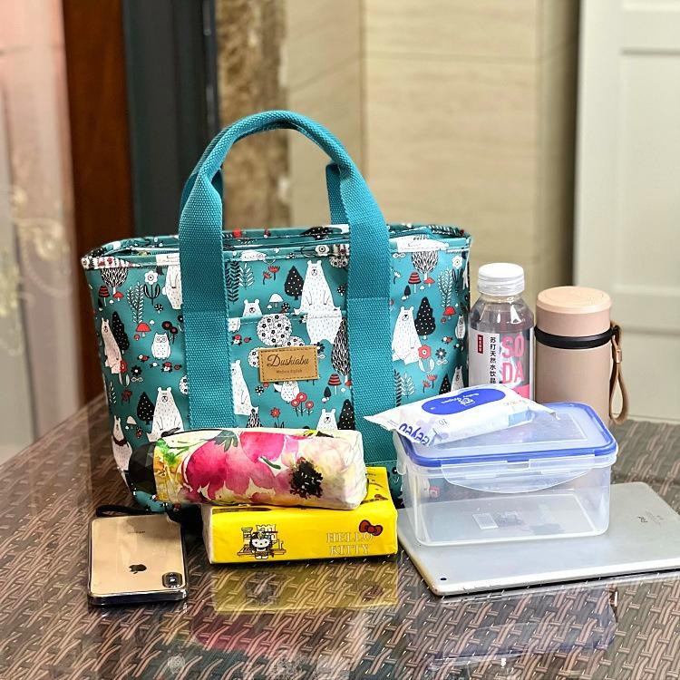 No.707 防水手提袋卡通印花購物袋便當袋午餐袋媽媽包小包包補習書袋429279-細節圖9