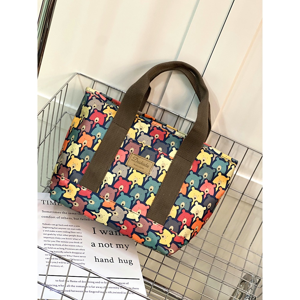 No.707 防水手提袋卡通印花購物袋便當袋午餐袋媽媽包小包包補習書袋429279-規格圖9