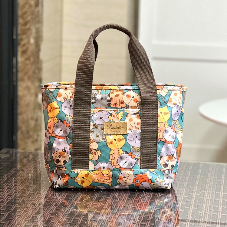 No.707 防水手提袋卡通印花購物袋便當袋午餐袋媽媽包小包包補習書袋429279-規格圖9