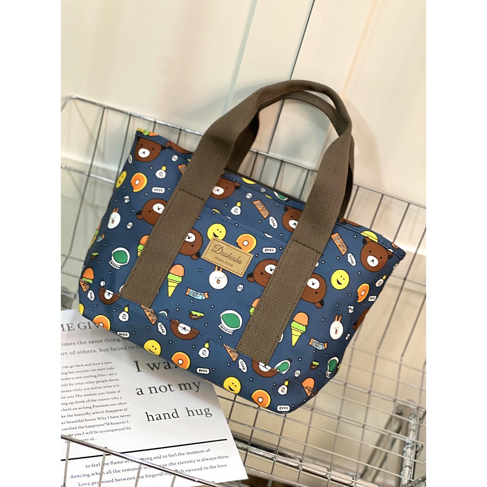 No.707 防水手提袋卡通印花購物袋便當袋午餐袋媽媽包小包包補習書袋429279-規格圖9