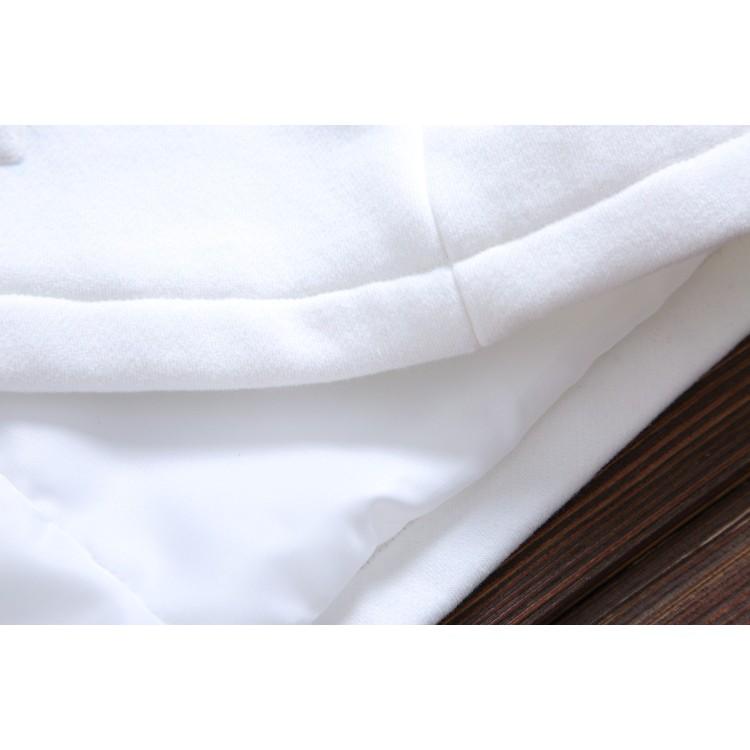 現貨白色L碼1件_C626.31395092_2色S-2XL大尺碼女裝運動休閒韓字母刺繡連帽外套寬鬆顯瘦保暖刷毛落肩長袖-細節圖7