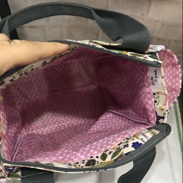 No.245 中號多功能超實用防水媽媽包保溫杯袋手提袋可愛印花便當袋購物袋午餐包餐具袋學生OL-細節圖2