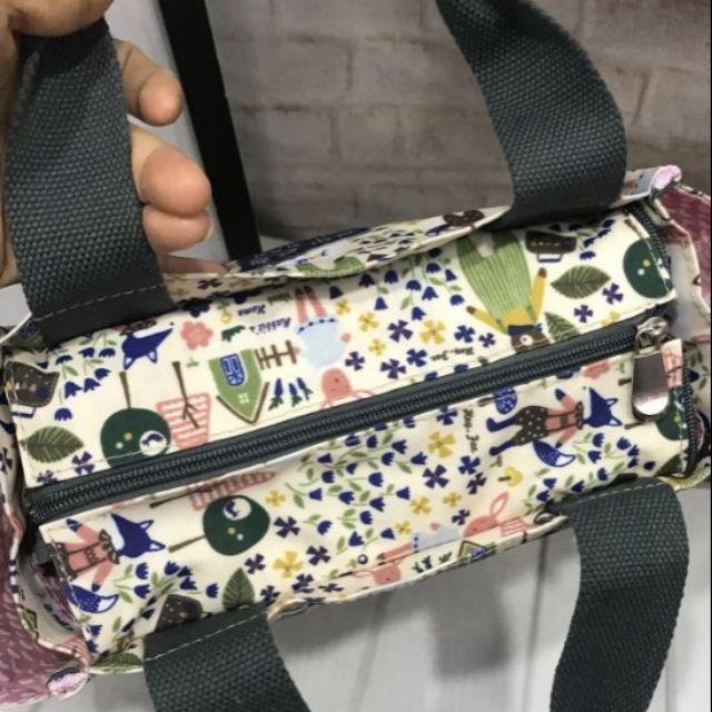 No.245 中號多功能超實用防水媽媽包保溫杯袋手提袋可愛印花便當袋購物袋午餐包餐具袋學生OL-細節圖3