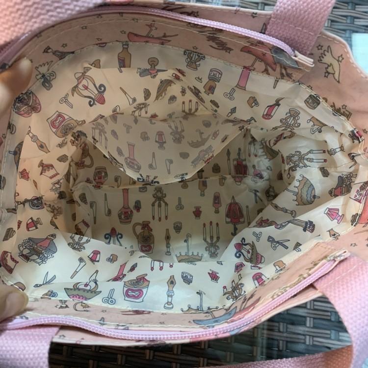 No.908 現貨+預購17色韓系學生便當袋防水提袋可愛印花媽媽包早餐袋購物小包包-細節圖8