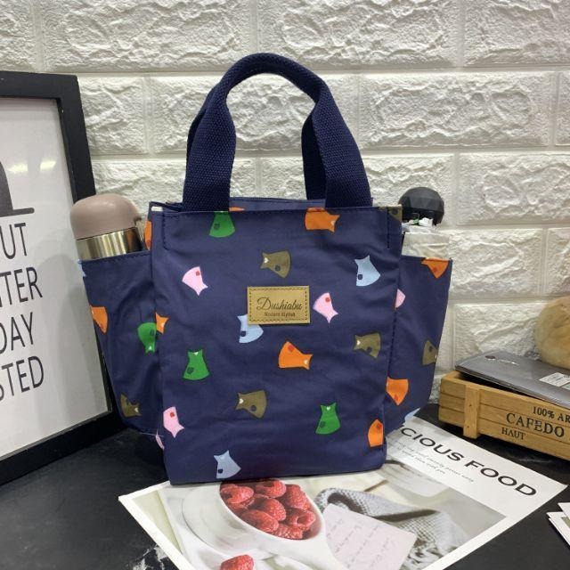 No.730 小號多功能防水手提袋媽媽包便當袋印花書袋補習袋學生OL午餐袋餐具袋外出小提袋購物袋野餐袋-細節圖9