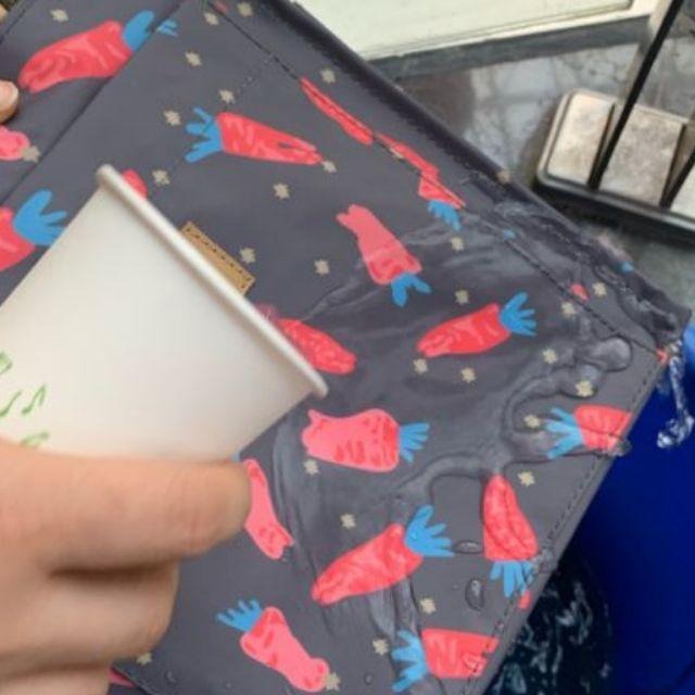No.080 大號多功能防水手提袋媽媽包便當袋印花書袋補習袋學生OL午餐袋餐具袋外出小提袋直式小方包購物野餐-細節圖8