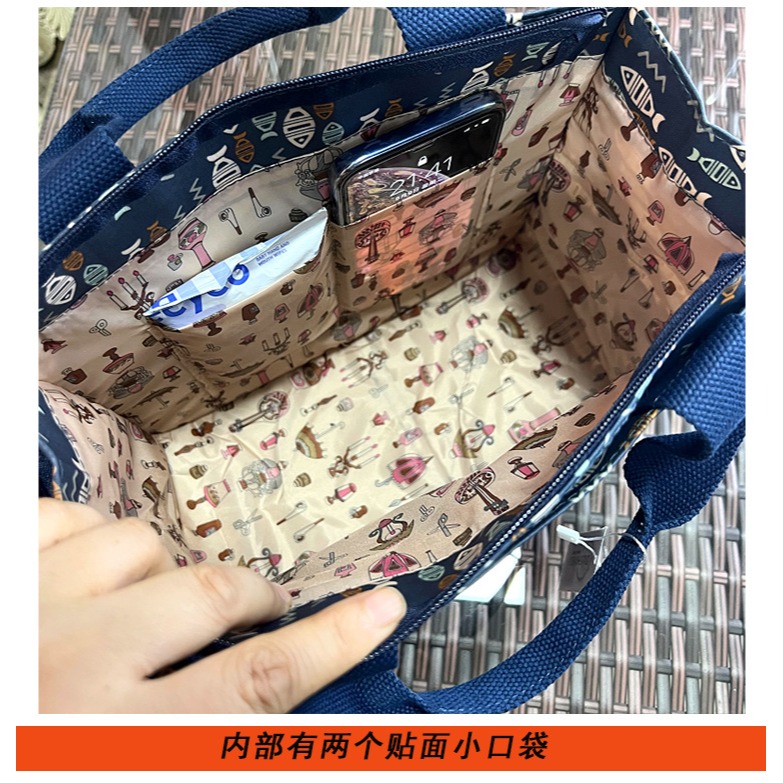 No.991 防水手提袋方型卡通印花購物袋便當袋午餐袋媽媽包小包包補習書袋429279-細節圖6
